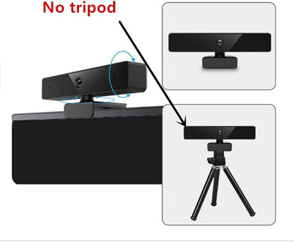 Built-in Speaker Drive-Free USB Web Camera 1080P HD Webcam Manual Focus 360°